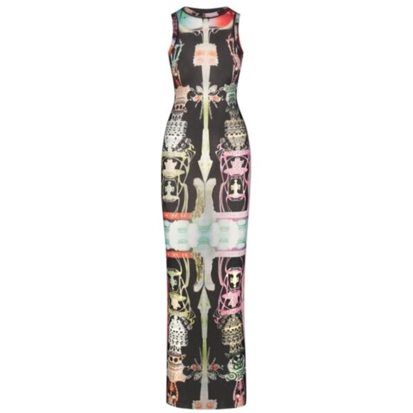 SKIMS Dresses & Skirts - Skims summer mesh dress high neck long dress